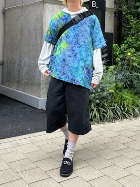 「MARITHE + FRANCOIS GIRBAUD（マリテフランソワジルボー）のアイテム」を使った、tsukasa さん（メンズ・165cm）の夏コーディネート