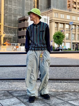 「GRAVIS（グラヴィス）のアイテム（スニーカー）」を使った、tsukasa さん（メンズ・165cm）の秋コーディネート