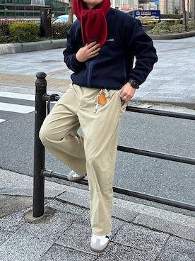 「mont-bell（モンベル）のアイテム」を使った、tsukasa さん（メンズ・165cm）の春コーディネート