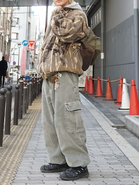 「Columbia（コロンビア）のアイテム」を使った、tsukasa さん（メンズ・165cm）の春コーディネート