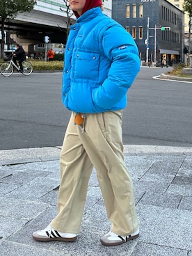 「mont-bell（モンベル）のアイテム」を使った、tsukasa さん（メンズ・165cm）の春コーディネート