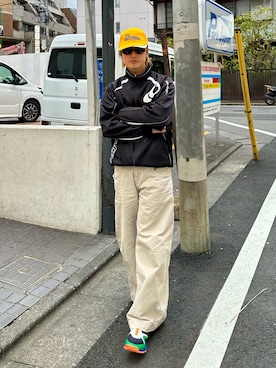 「WEARyouthコーデ」｜「アイテム（チノパンツ）」を使った、tsukasa さん（メンズ・165cm）の春コーディネート
