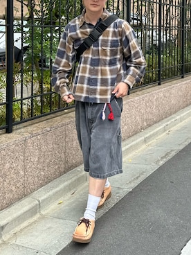 「GAP（ギャップ）のアイテム（トップス）」を使った、tsukasa さん（メンズ・165cm）の春コーディネート