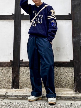 「no brand（ノーブランド）のアイテム」を使った、tsukasa さん（メンズ・165cm）の冬コーディネート