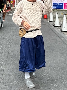 「CELINE（セリーヌ）のアイテム」を使った、tsukasa さん（メンズ・165cm）の夏コーディネート