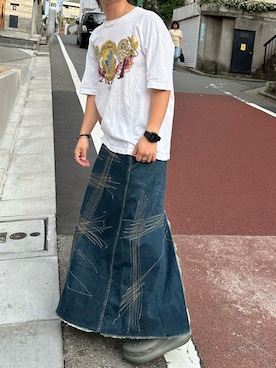 「crocs（クロックス）のアイテム」を使った、tsukasa さん（メンズ・165cm）の夏コーディネート