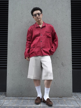 「ショートパンツ」｜tsukasa さん（メンズ・165cm・20代）の秋コーディネート