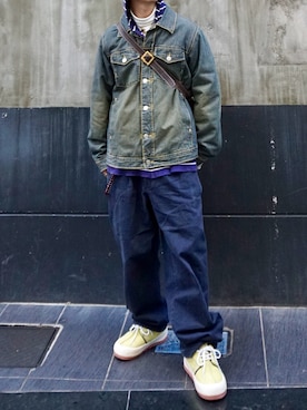 「NOAH（ノア）のアイテム」を使った、tsukasa さん（メンズ・165cm）の秋コーディネート
