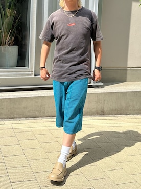 「CAMPER（カンペール）のアイテム」を使った、tsukasa さん（メンズ・165cm）の夏コーディネート