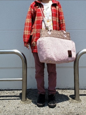 「ScoLar（スカラー）のアイテム」を使った、Lisa(souhal)さん（レディース・152cm）の春コーディネート