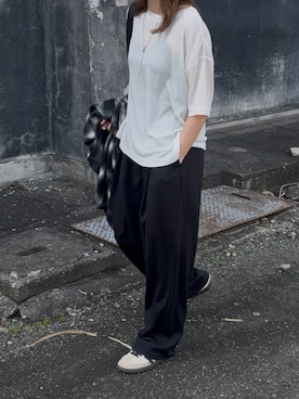 「MONO-MART（モノマート）のアイテム」を使った、chappyさん（レディース・160cm）の春コーディネート