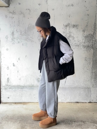 UGG Australia ベスト シェルパ ジャケット メンズ アウター
