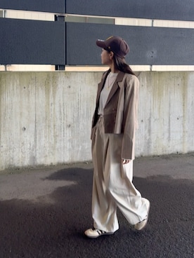 「YENNA（イェンナ）のアイテム」を使った、chappyさん（レディース・160cm）の春コーディネート