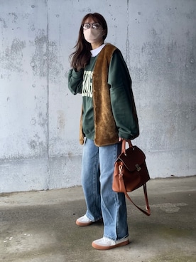 「ACT（アクト）のアイテム」を使った、chappyさん（レディース・160cm）の冬コーディネート