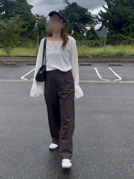 「アイテム（スニーカー）」を使った、chappyさん（レディース・160cm）の秋コーディネート