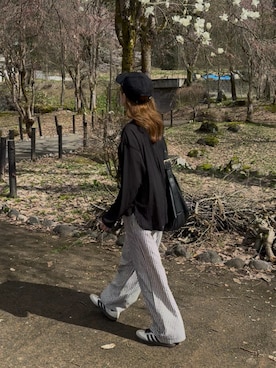 「MONO-MART（モノマート）のアイテム」を使った、chappyさん（レディース・160cm）の春コーディネート