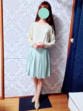 「PATTERN・fiona （パターンフィオナ）のアイテム」を使った、みやのさん（レディース・160cm）の春コーディネート