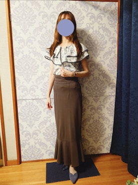 「アイテム（トップス）」を使った、みやのさん（レディース・160cm・30代）の秋コーディネート