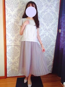 「PATTERN・fiona （パターンフィオナ）のアイテム」を使った、みやのさん（レディース・160cm）の秋コーディネート