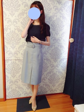 「Pitti（ピッティ）のアイテム」を使った、みやのさん（レディース・160cm）の夏コーディネート