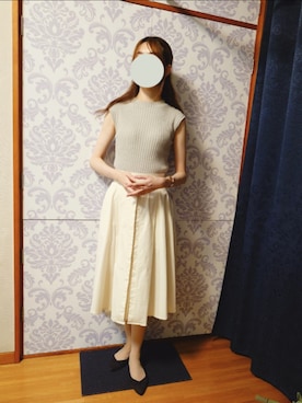 「アイテム（トップス）」を使った、みやのさん（レディース・160cm・30代）の秋コーディネート