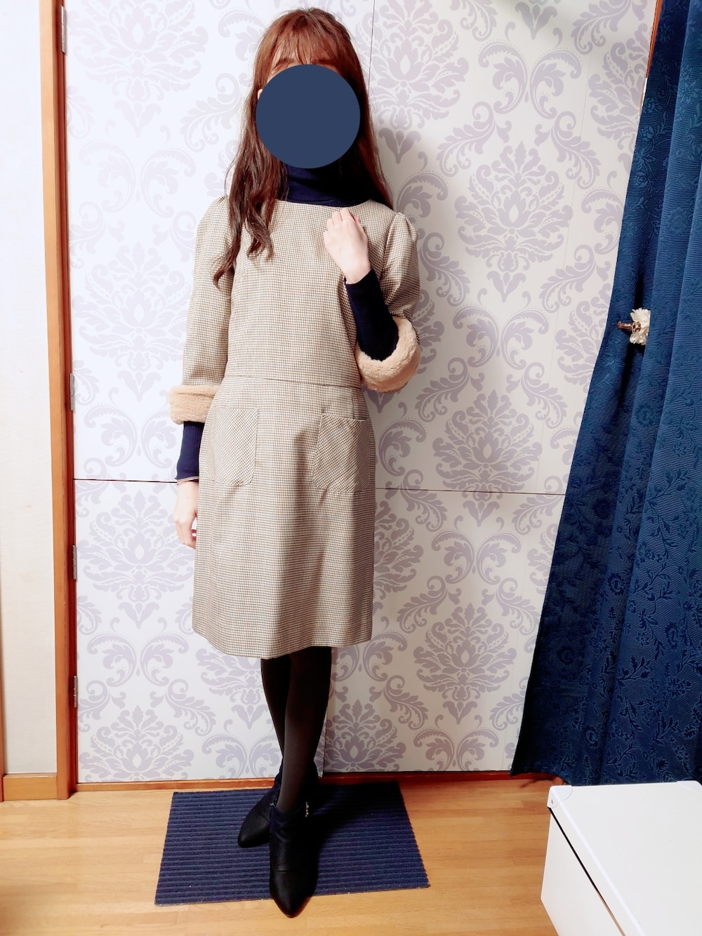 Miss Patina】モッズ スタイル Aライン ほっぽる ワンピース