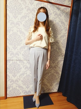 「アイテム（トップス）」を使った、みやのさん（レディース・160cm・30代）の秋コーディネート