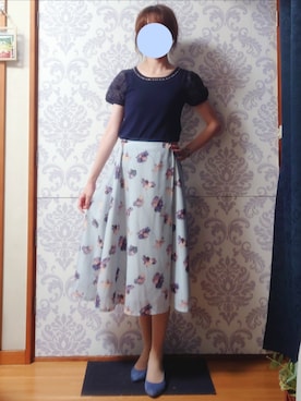 「LODISPOTTO（ロディスポット）のアイテム」を使った、みやのさん（レディース・160cm）の夏コーディネート
