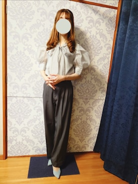 「アイテム（パンプス）」を使った、みやのさん（レディース・160cm・30代）の秋コーディネート