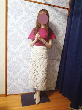 「アイテム（スカート）」を使った、みやのさん（レディース・160cm・30代）の秋コーディネート
