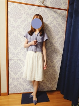 「アイテム（スカート）」を使った、みやのさん（レディース・160cm・30代）の秋コーディネート