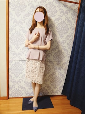 「アイテム（腕時計）」を使った、みやのさん（レディース・160cm）の秋コーディネート