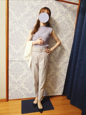 「アイテム（トップス）」を使った、みやのさん（レディース・160cm・30代）の秋コーディネート