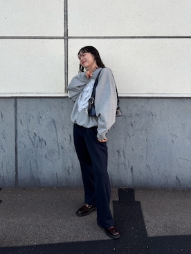 「TOD’S（トッズ）のアイテム」を使った、Hinaさん（レディース・156cm）の秋コーディネート