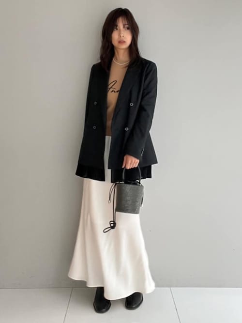 CLASSY.12月号掲載】ビジュー2WAYバケットバッグ（ハンドバッグ