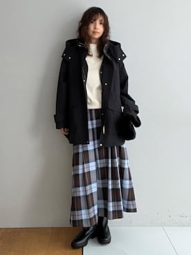 「アイテム（ブルゾン）」を使った、DRESSTERIORさん（レディース・166cm）の秋コーディネート