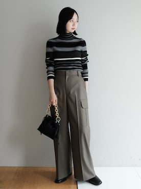 DRESSTERIORさん（骨格ナチュラル・レディース・155cm）の秋コーディネート