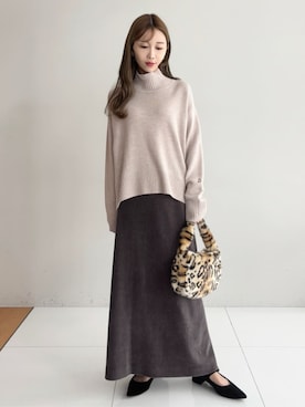 DRESSTERIORさん（骨格ナチュラル・レディース・160cm）の秋コーディネート