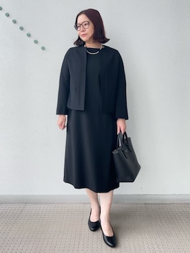DRESSTERIORさん（レディース・154cm）の冬コーディネート