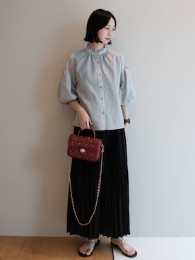 「DRESSTERIOR（ドレステリア）のアイテム（ワンピース/ドレス）」を使った、DRESSTERIORさん（骨格ナチュラル・レディース・155cm）の夏コーディネート