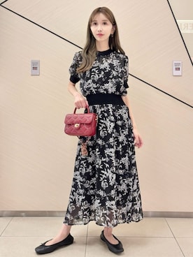 「DRESSTERIOR（ドレステリア）のアイテム（ワンピース/ドレス）」を使った、DRESSTERIORさん（骨格ナチュラル・レディース・160cm）の夏コーディネート