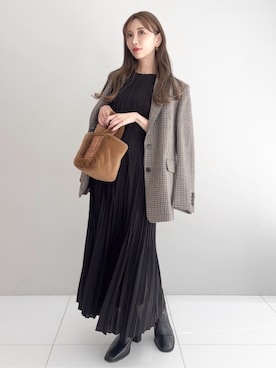 「DRESSTERIOR（ドレステリア）のアイテム（ワンピース/ドレス）」を使った、DRESSTERIORさん（骨格ナチュラル・レディース・160cm）の夏コーディネート