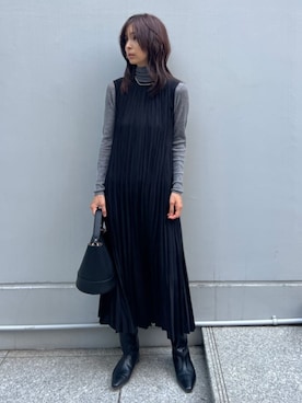 「DRESSTERIOR（ドレステリア）のアイテム（ワンピース/ドレス）」を使った、DRESSTERIORさん（骨格ナチュラル・レディース・166cm）の夏コーディネート