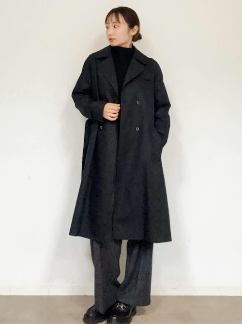 DRESSTERIORDRESSTERIORさんのチェスターコート「ウールギャバアルスターコート(DRESSTERIOR|ドレステリア)」を使ったコーディネート
