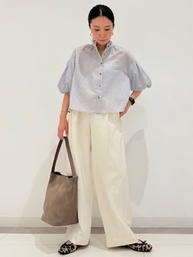 「アイテム（その他シューズ）」を使った、DRESSTERIORさん（レディース・155cm）の夏コーディネート