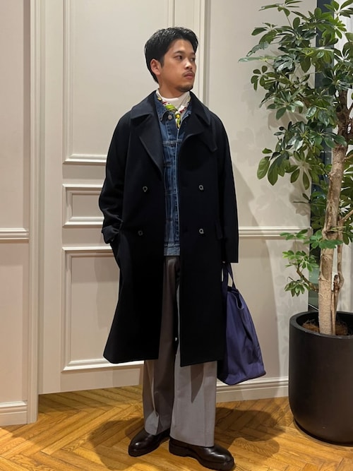 セール】【Safari12月号掲載】SUPER140's ウールアルスターコート