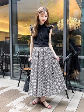 「DRESSTERIOR（ドレステリア）のアイテム（ワンピース/ドレス）」を使った、DRESSTERIORさん（骨格ナチュラル・レディース・160cm）の夏コーディネート