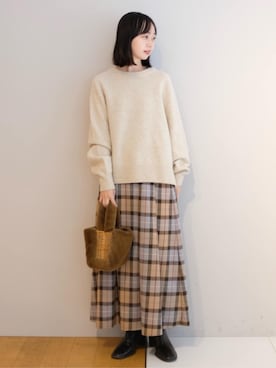 「DRESSTERIOR（ドレステリア）のアイテム」を使った、DRESSTERIORさん（レディース・155cm）の秋コーディネート