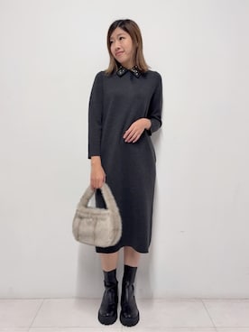 DRESSTERIORさん（レディース・156cm）の冬コーディネート