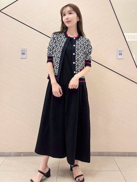 「DRESSTERIOR（ドレステリア）のアイテム（ワンピース/ドレス）」を使った、DRESSTERIORさん（骨格ナチュラル・レディース・160cm）の夏コーディネート